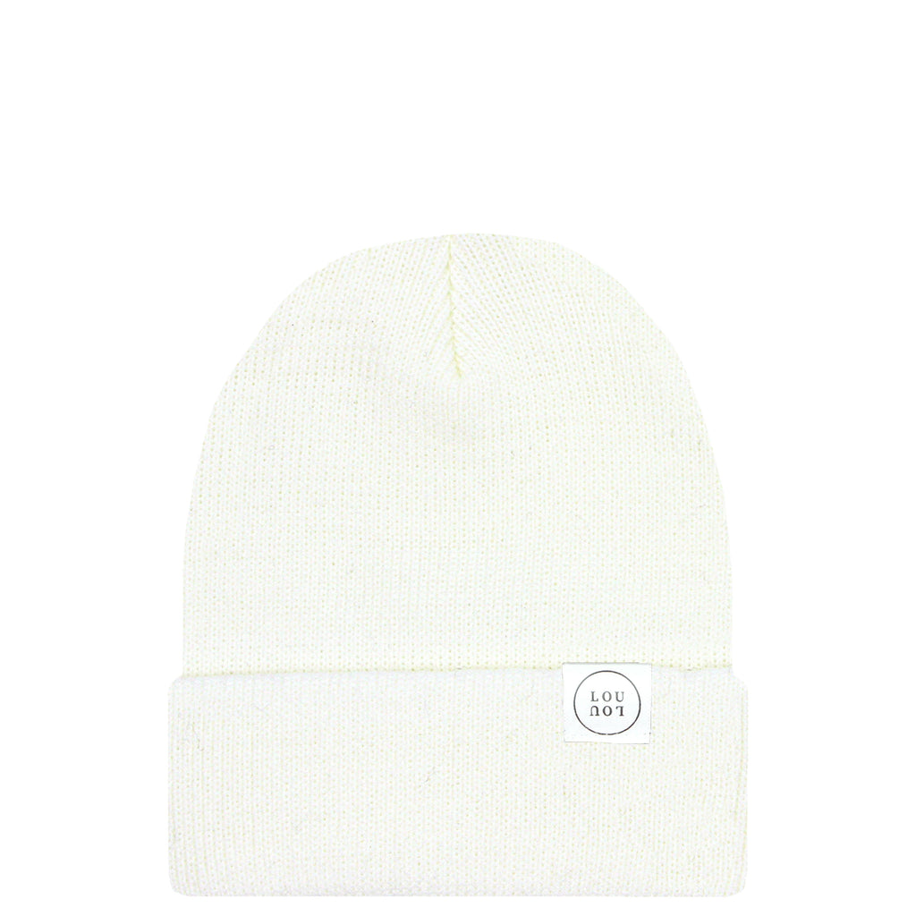 Beanie with Pom - Brick Red – Lou Lou & Company