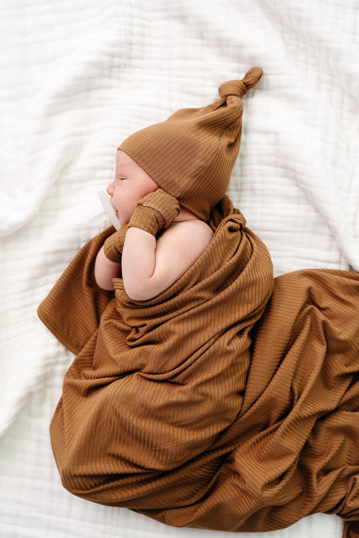 Chandler Ribbed Swaddle Blanket