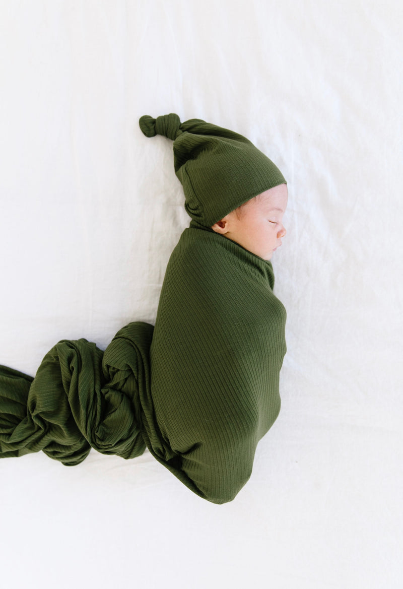 Tristan Ribbed Swaddle Blanket