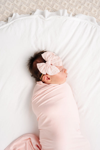 Cloud Muslin™ Heirloom Bow - Blush Headband