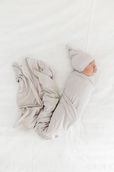 Adrian Ribbed Swaddle Blanket