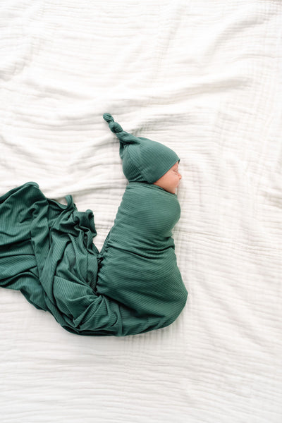 Pierce Ribbed Swaddle Blanket