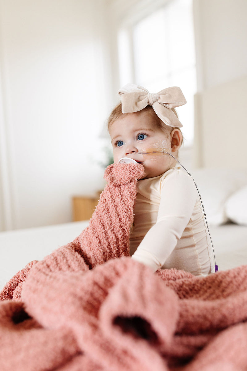 Chenille Blanket - Lilac - Bundle