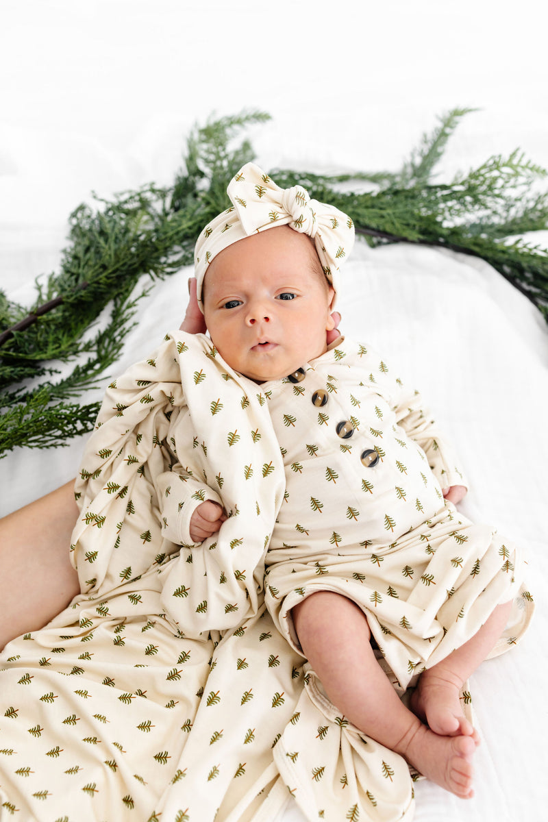 Kevin Newborn Headband Bundle (Gown)