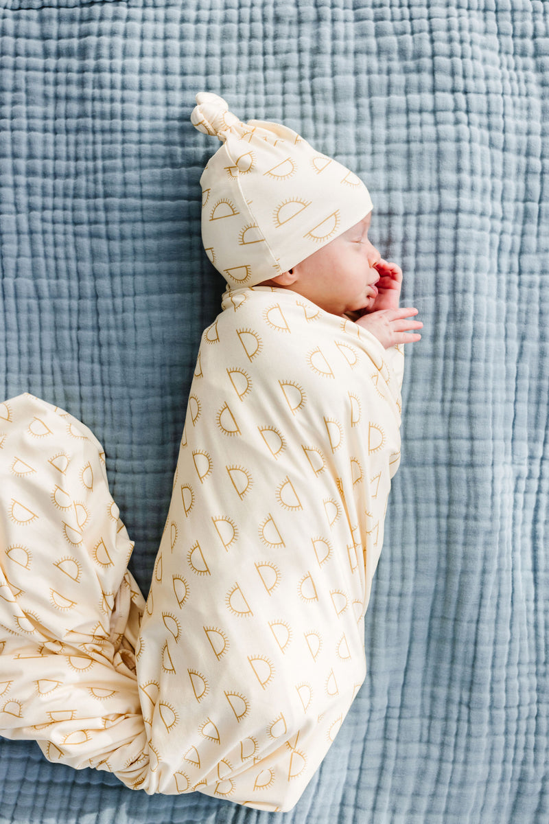 Golden Newborn Hat Bundle (Top + Bottom)