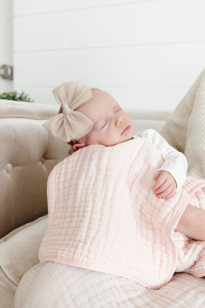 Cloud Muslin™ Burp Cloth 2 Pack - Blush + Rose