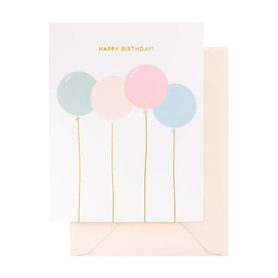 Letterpress Printed Birthday Greeting Card