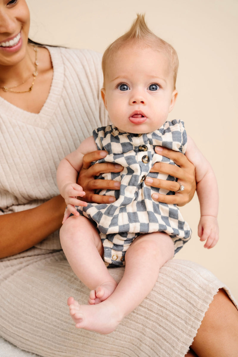 Cloud Muslin™ Bubble Romper - Miles