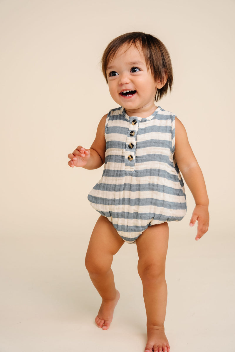 Cloud Muslin™ Bubble Romper - Lincoln