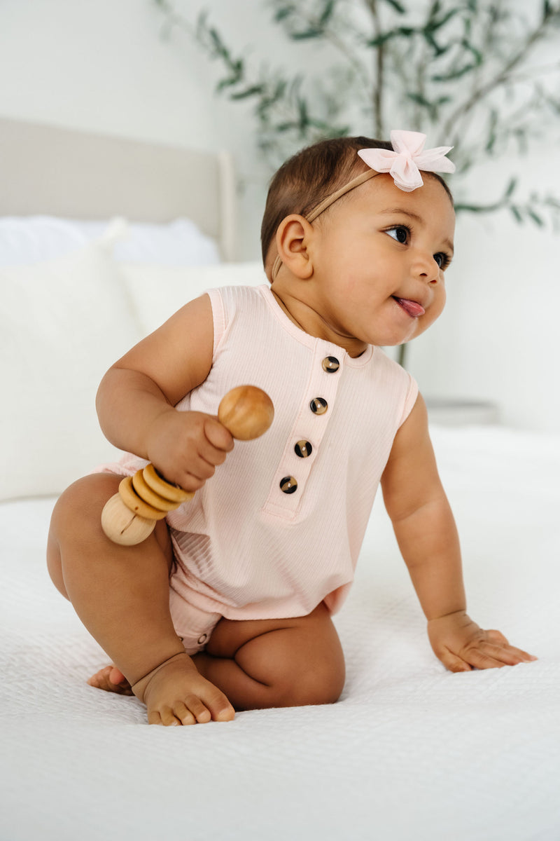 Rosie Ribbed Bubble Romper