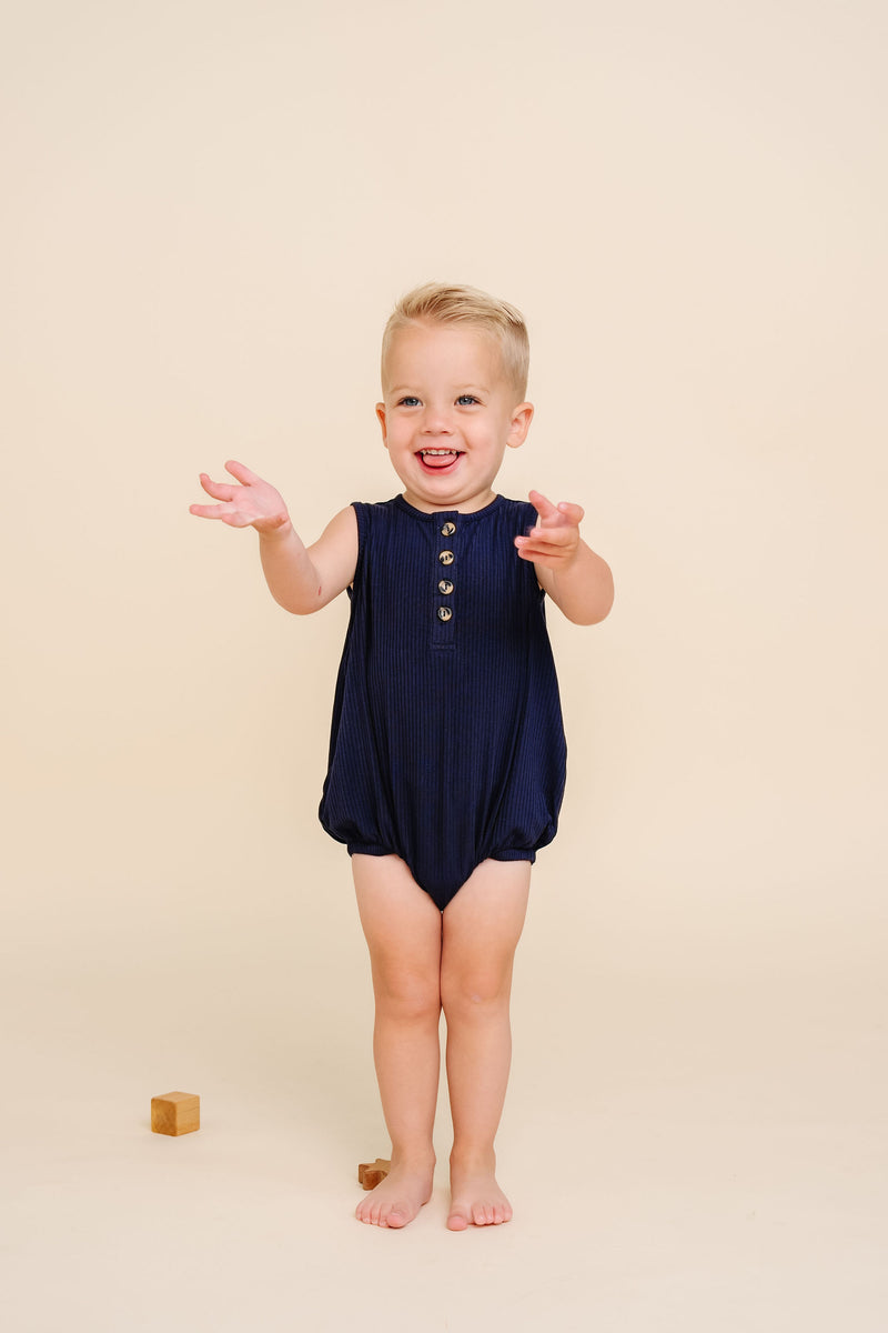 Bubble Romper - Hayden Ribbed