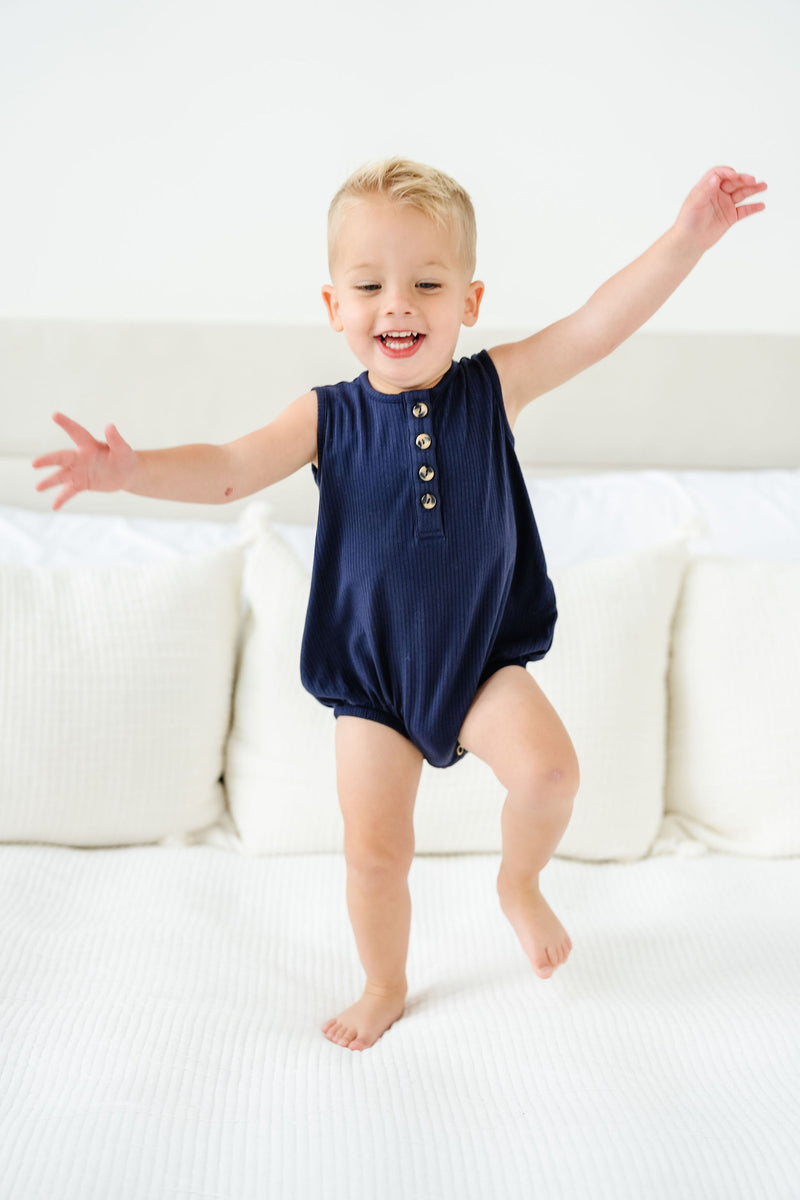 Bubble Romper - Hayden Ribbed