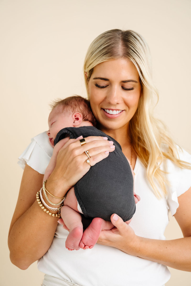 Cloud Muslin™ Bubble Romper - Charcoal