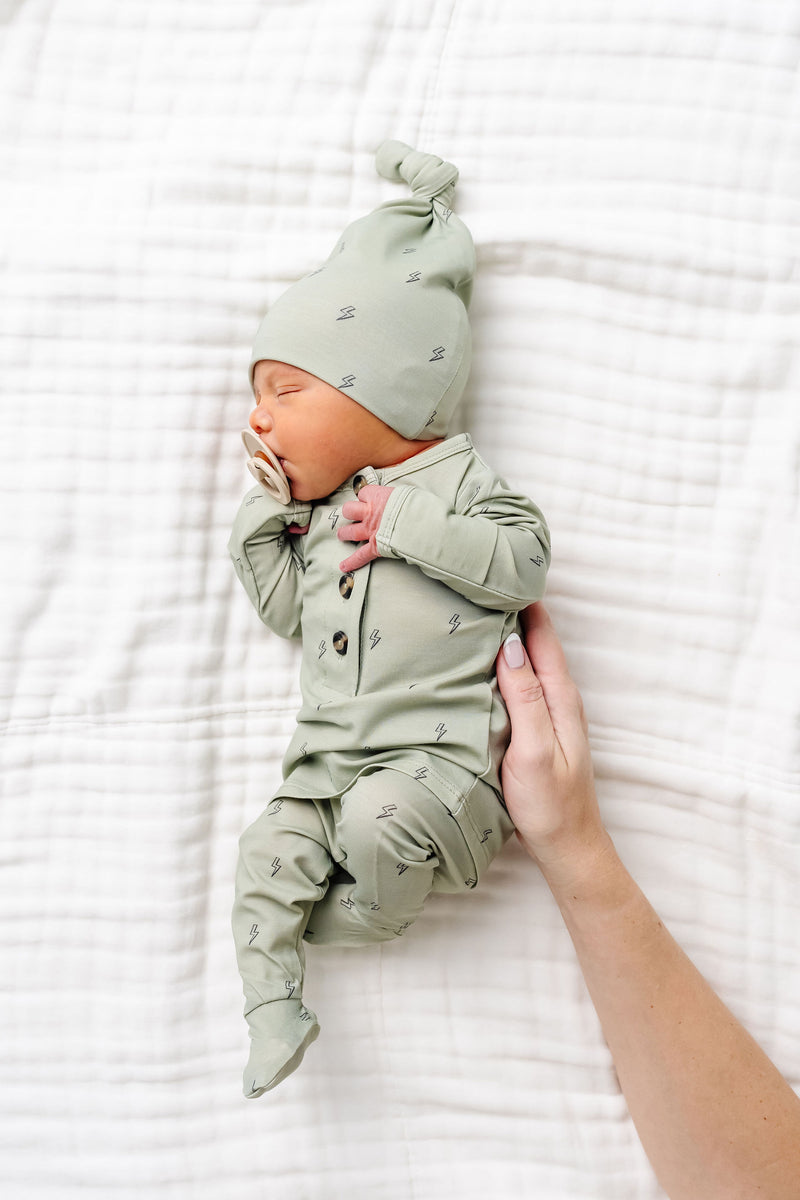 Nash Newborn Hat Bundle (Top + Bottom)