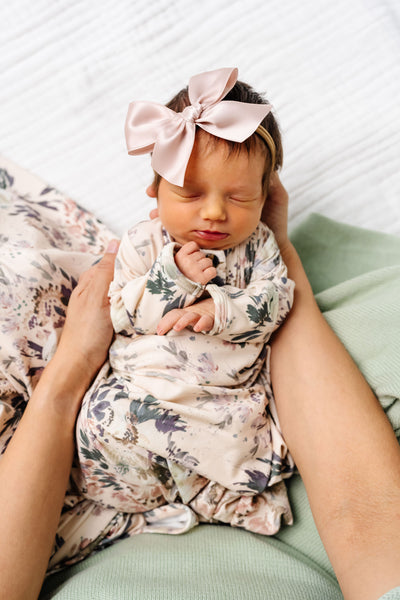 Hazel Newborn Headband Bundle (Gown)