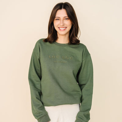 Lou Lou Crew - Olive Green