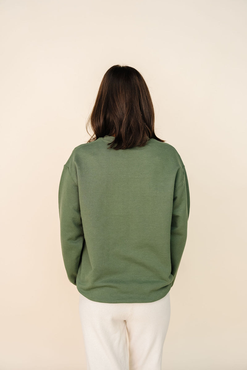 Lou Lou Crew - Olive Green