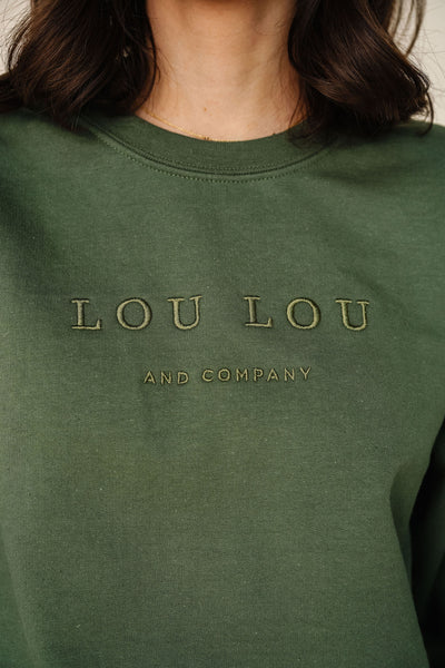 Lou Lou Crew - Olive Green