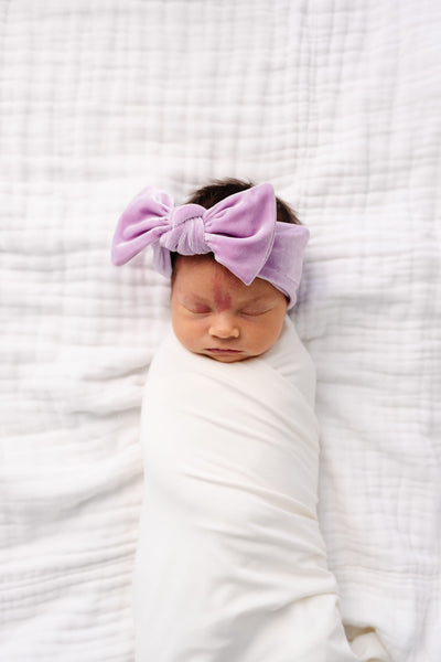 Velvet - Lilac Knot Headband