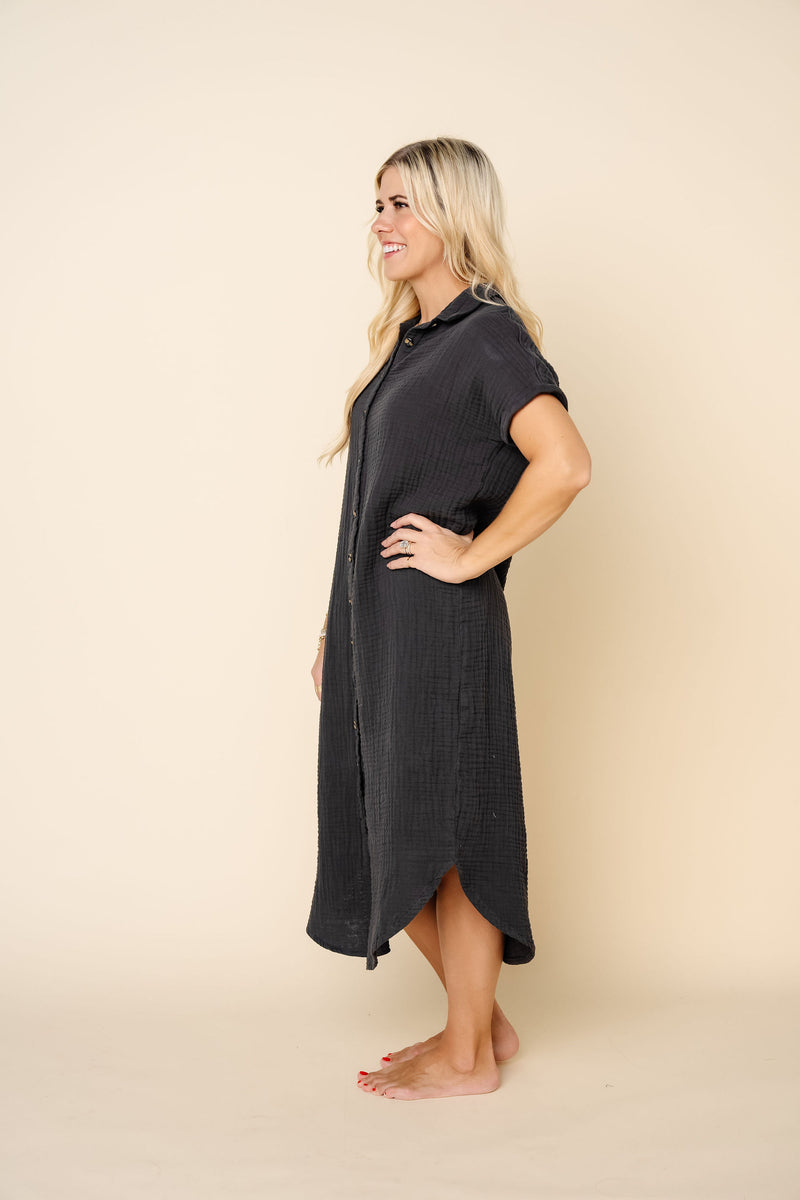 The Everyday Dress - Charcoal