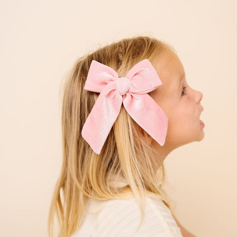 Velvet - Petal Bow Sash Clip