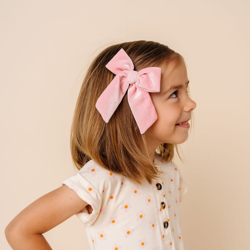 Velvet - Petal Bow Sash Clip