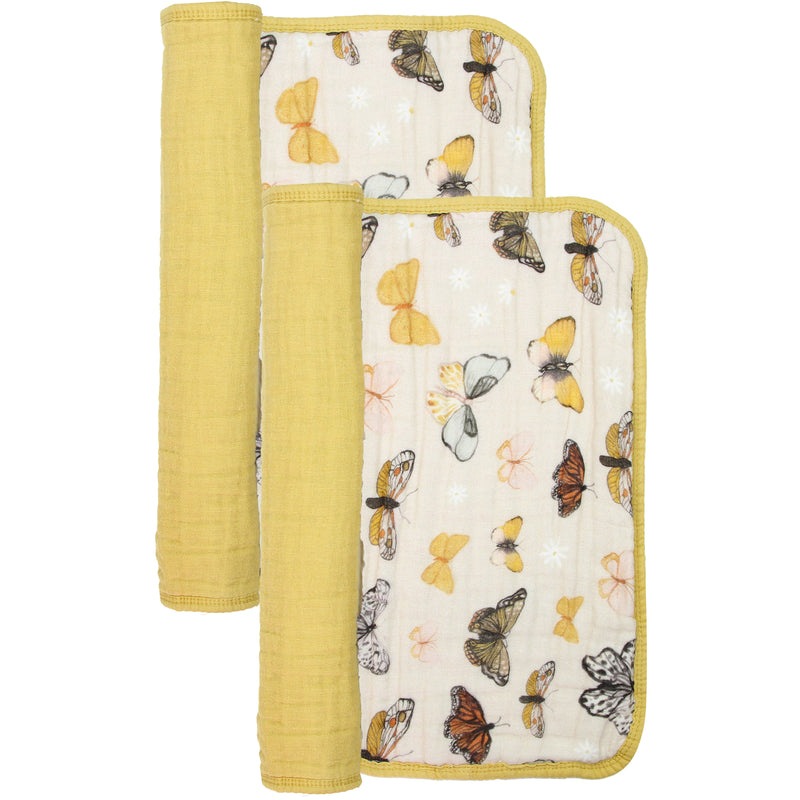 Cloud Muslin™ Burp Cloth 2 Pack - Amelia/Honey