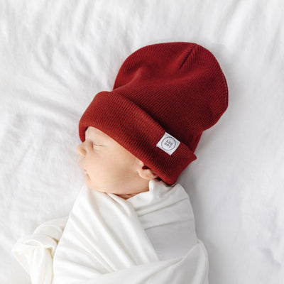 Beanie - Brick Red