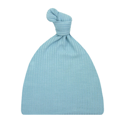 Beckham Ribbed Top Knot Hat