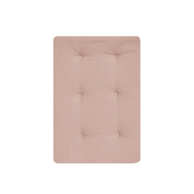 Cotton Stroller Mattress - Seashell Pink