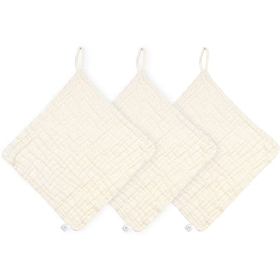 Bath - Washcloth 3 Pack - Cream