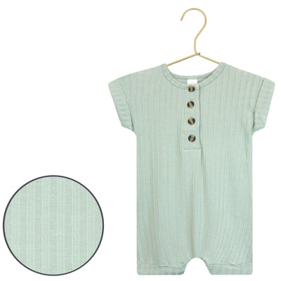 James Ribbed Romper