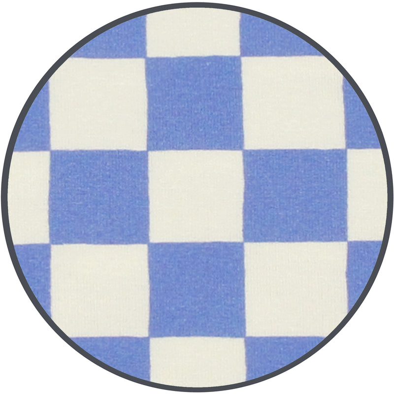 Jett Blue Check Zoom Circle