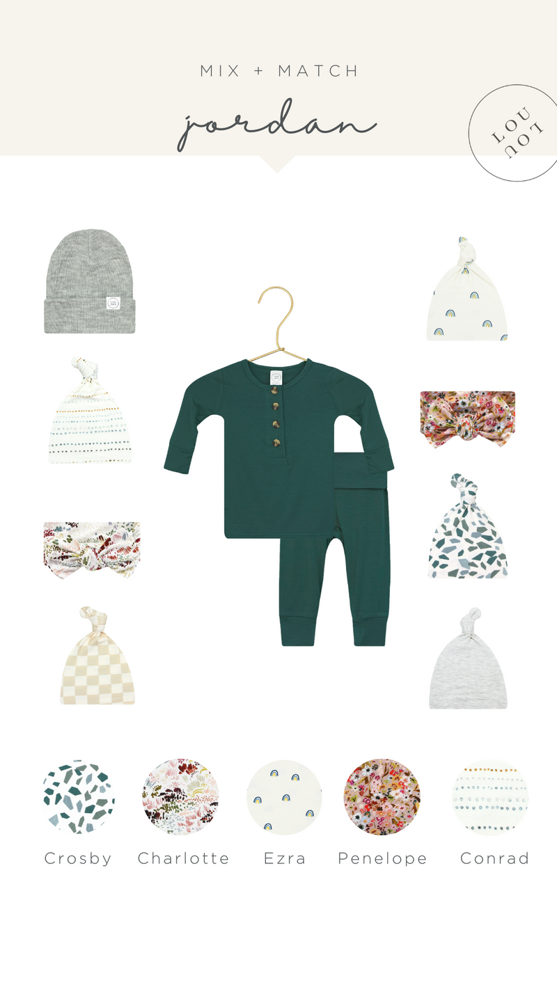 Jordan Newborn Hat Bundle (Gown)