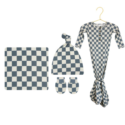 Miles Newborn Hat Bundle (Gown)