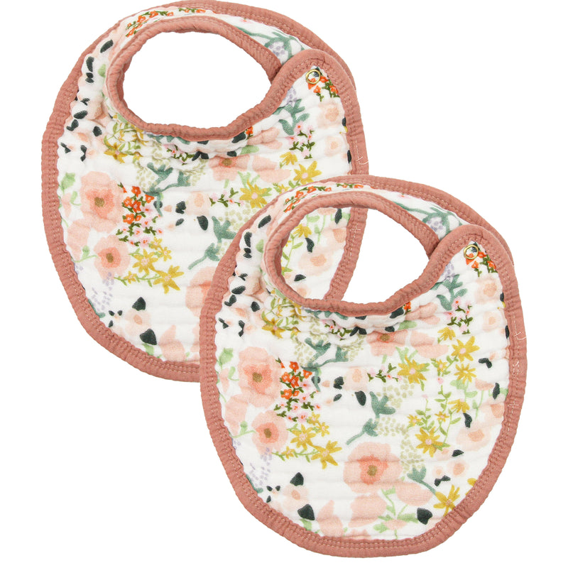 Cloud Muslin™ Bib 2 Pack - Millie/Rose