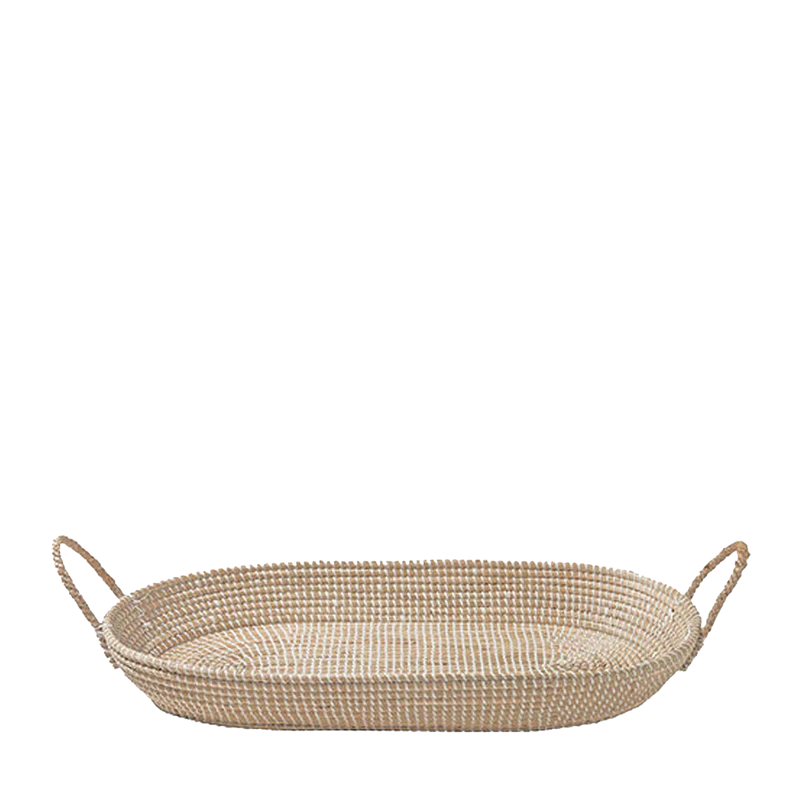 Reva Seagrass Changing Basket - Natural