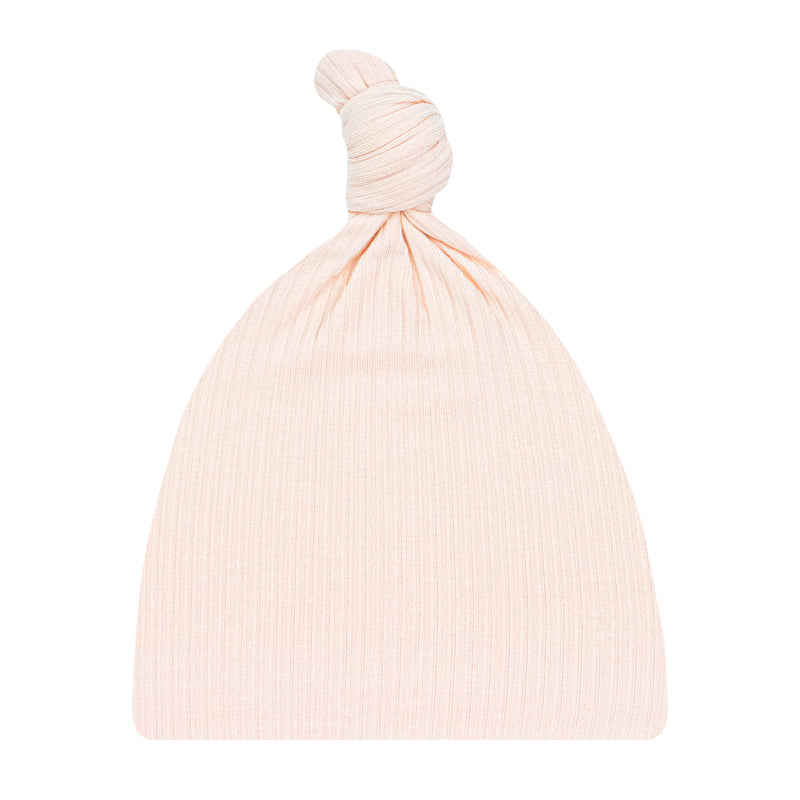 Rosie Ribbed Top Knot Hat