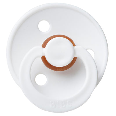 Bibs Pacifier Single: White