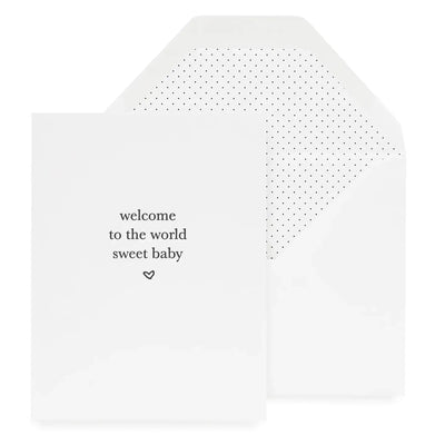 Welcome Sweet Baby Card