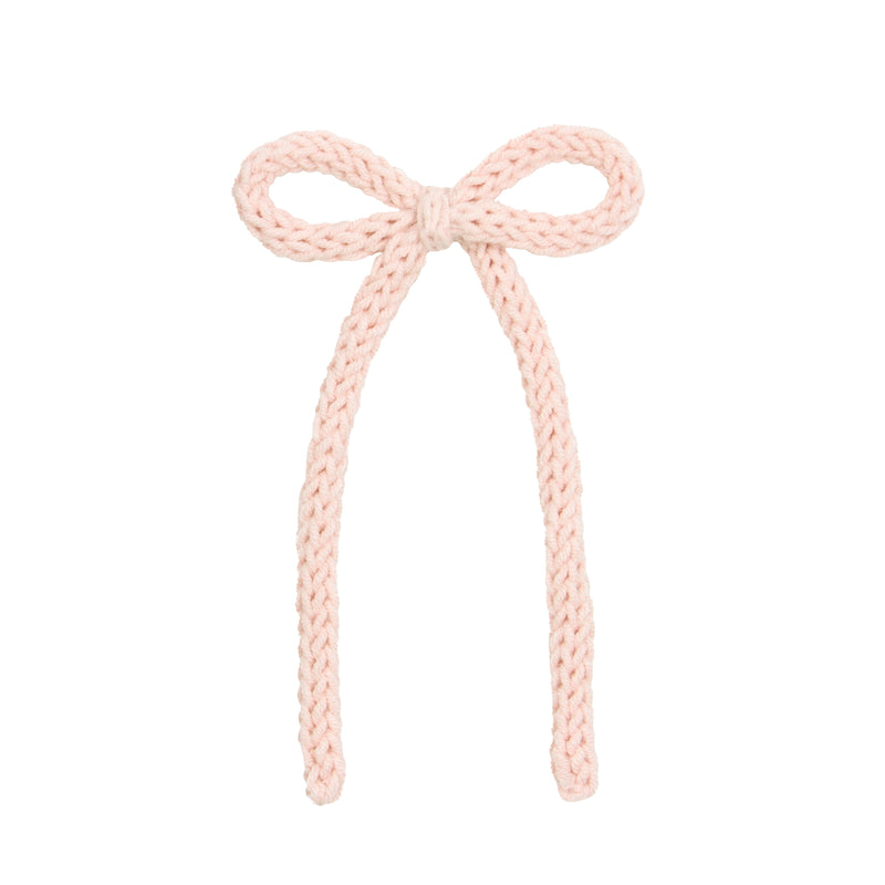 Crochet Bow - Ballet Sash Clip