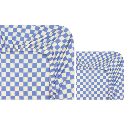 jett checkered crib sheet and changing pad pack