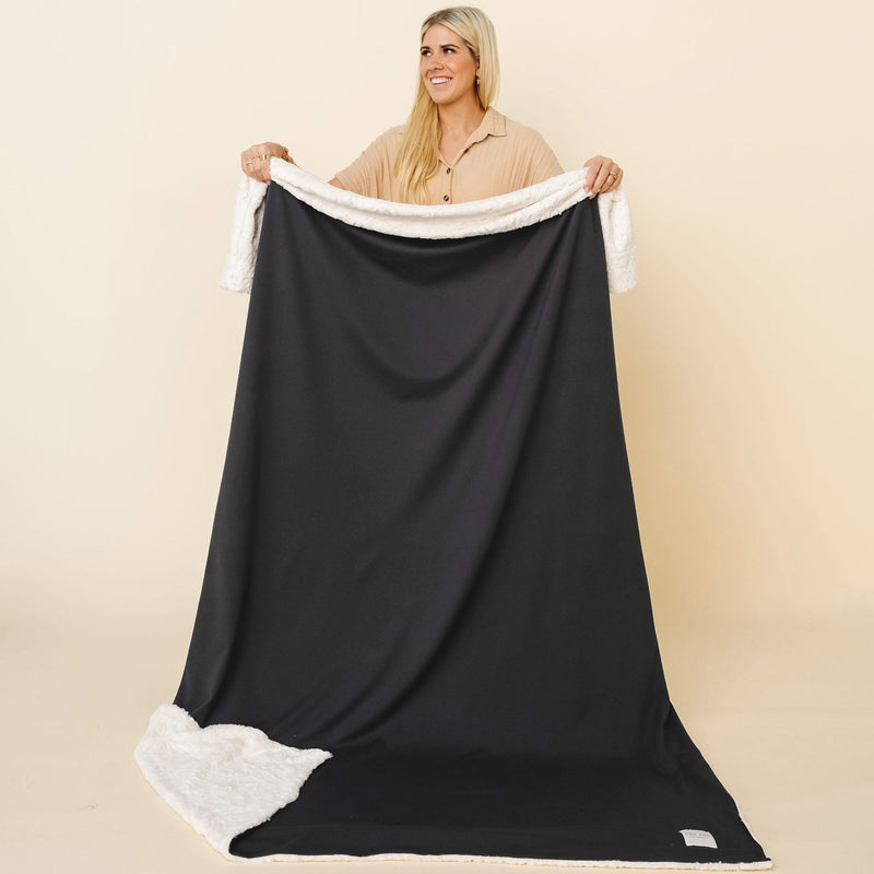 Cozy Blanket - Charcoal - Adult/Throw