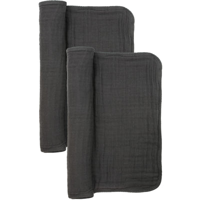 Cloud Muslin™ Burp Cloth 2 Pack - Charcoal