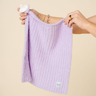 Chenille Blanket - Lilac - Mini/Lovey