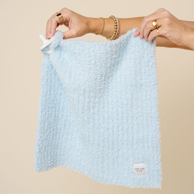 Chenille Blanket - Sky Blue - Mini/Lovey