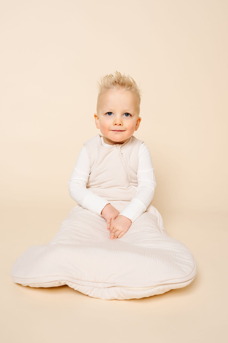 cove sleep sack toddler boy sitting up