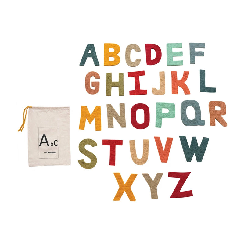 Wool Alphabet Letters