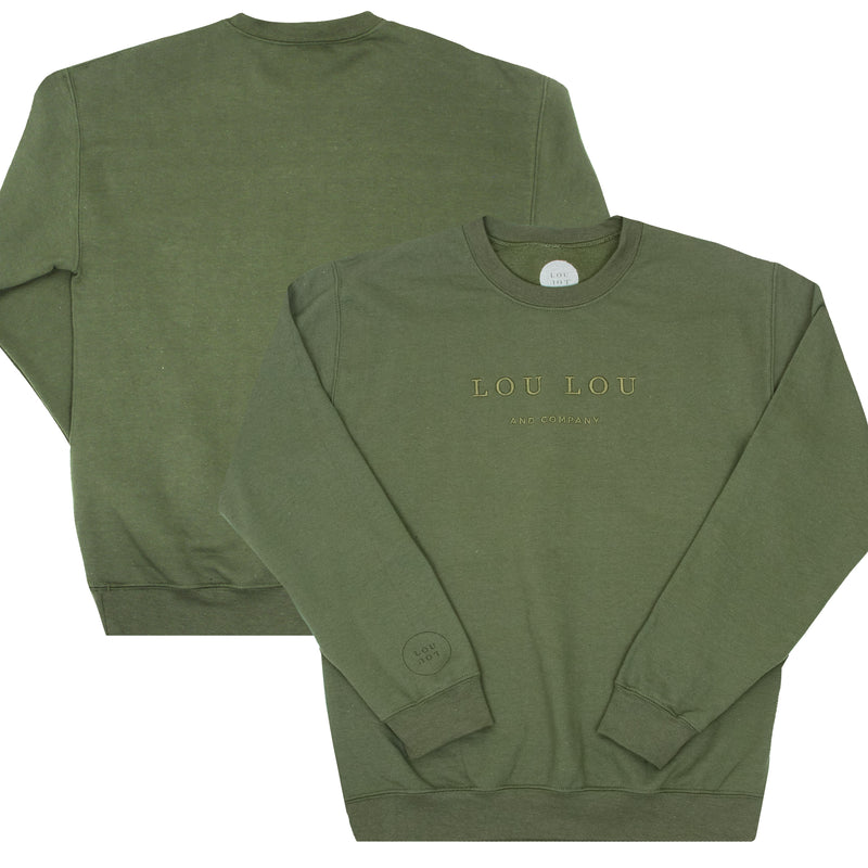 Lou Lou Crew - Olive Green