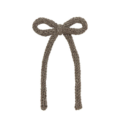 Crochet Bow - Cocoa Sash Clip